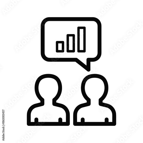 People Discussing Business Graph