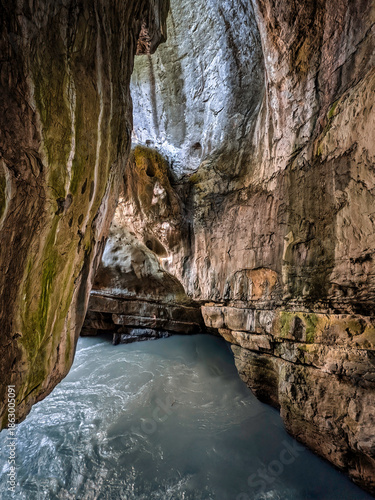 Salzbachklamm gorge, on river Salzbach, in Austria