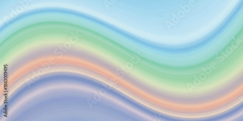 Abstract Wavy Colorful Gradient Background Design.