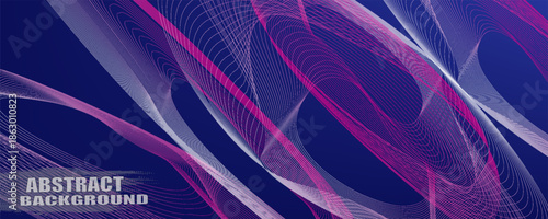 Blue and purple violet soundwave background