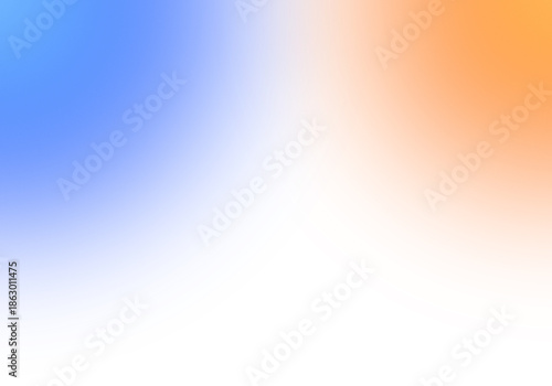 Abstract Grainy Gradient Background with Vibrant Blue and Orange Aura