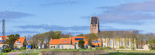 Wallpaper Mural Panorama of the church in the historic village of Hollum, Ameland, Netherlands Torontodigital.ca