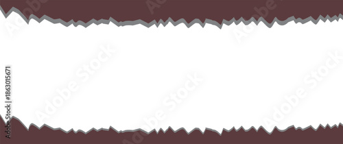 Decorative Wavy Line Edge Element