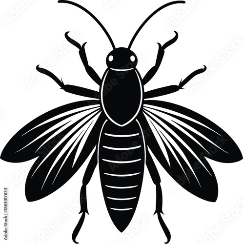 vector illustration of a bug