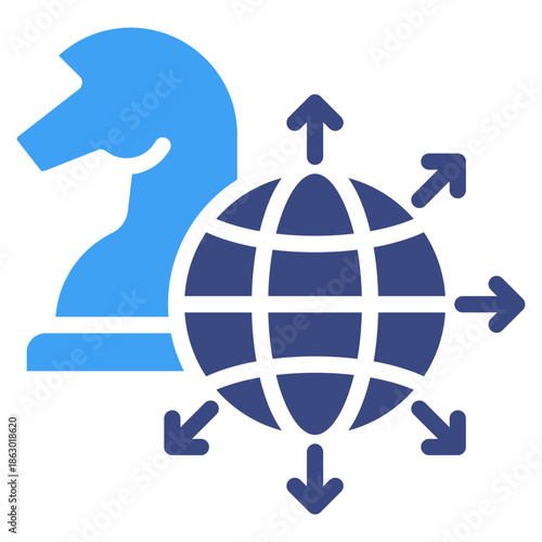 Expansion Strategy Icon