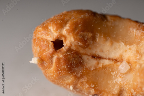 close up of a cashew nuts with saöt