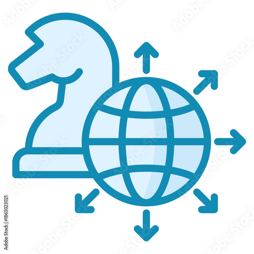 Expansion Strategy Icon