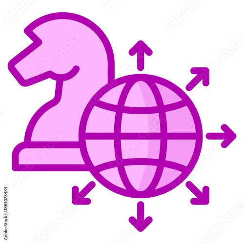 Expansion Strategy Icon