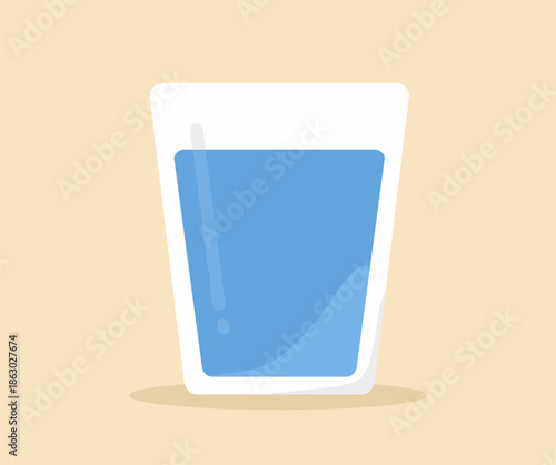 white water glass icon design