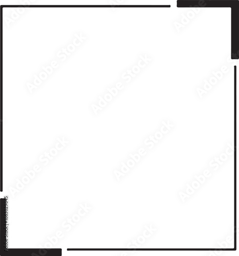 Wallpaper Mural Quotation Frame with L-Shaped Corners Torontodigital.ca