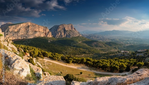 Depiction Of Olympus The Divine Abode Of Gods In Greek Mythology