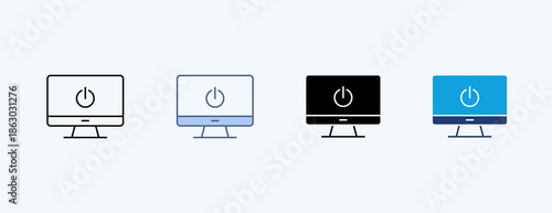 Digital Detox Multiple Icon Illustration Vector