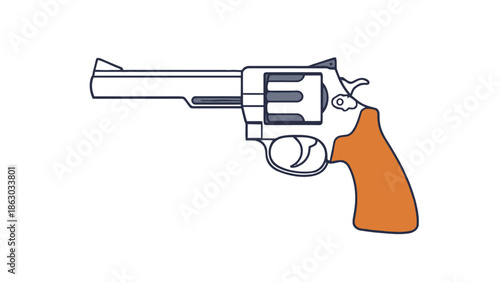 gun vector with white background 