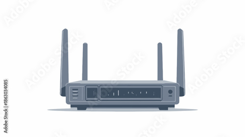 modem adsl router vector 