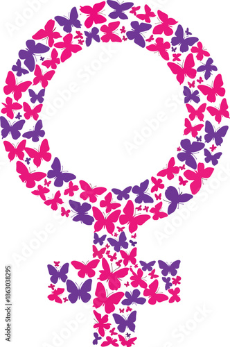 Confident businesswoman leadership concept flat vector