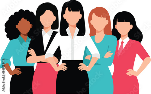 Floral wreath symbolizing women unity and celebration