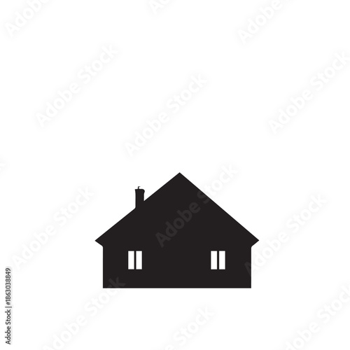 house icon isolated on white