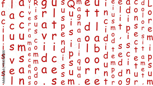 Wallpaper Mural Binary Code on black Background with white Text. Abstract binary code displayed in red text on a white background, symbolizing technology, data, and digital systems. Torontodigital.ca