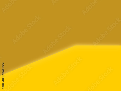 Minimal abstract yellow geometric background with soft shadow and diagonal shape. Clean modern design suitable for branding, presentations, web design, social media, and creative projects.