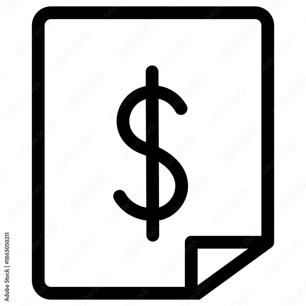 Obraz premium Money Document