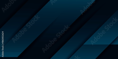 Dark blue background with overlapping diagonal gradient shapes. Modern and futuristic scratch style background concept for cover, brochure, certificate, website, and presentation. VOL. 5