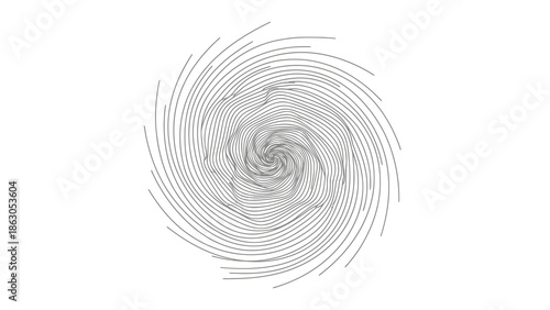 Fingerprint pattern on white background