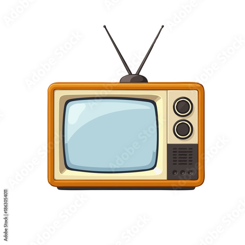 vintage tv set