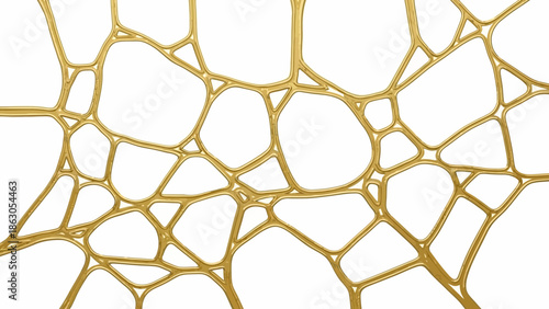 Elegant golden cellular structure abstract background for modern design projects