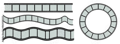 film strip frame collection set