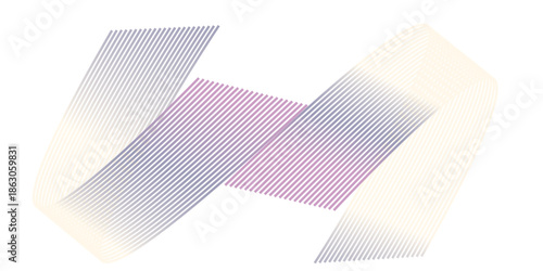 Abstract lines color white design element on white background of angle waves. Vector Illustration eps 10 for grunge elegant business card, print brochure, flyer, banners, cover book, label, fabric