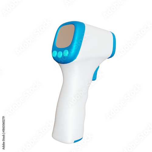 A digital infrared thermometer gun for temperature measurement