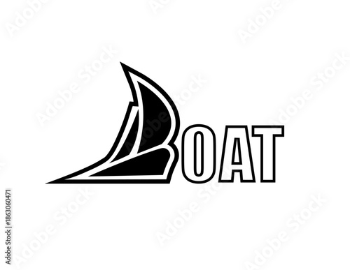 Boat logo image,boat logo symbol
