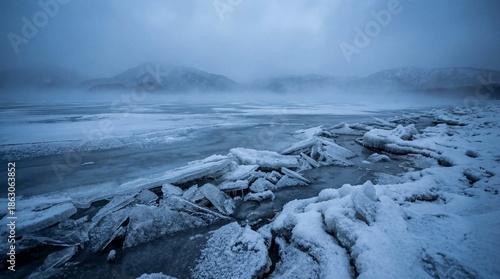 An ethereal landscape, wher...