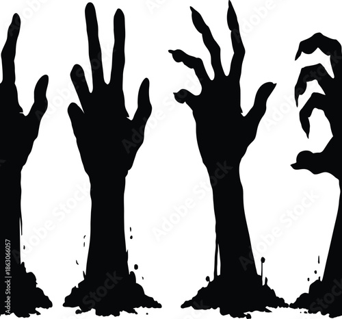 silhouette of hands