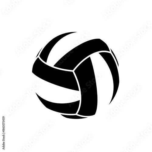 Volleyball graphic illustration