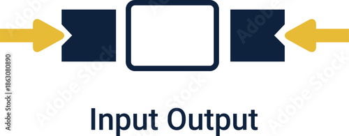 Input output icon, Data exchange icon