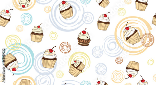 Heartwarming illustration of a smiling father hugging his happy young daughter for Father's Day celebration with red hearts.