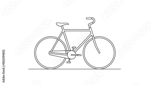 Bicycle outline