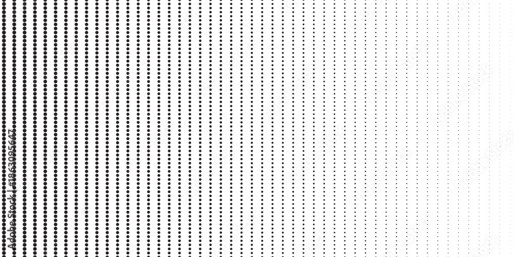 Obraz premium Vector panorama drafting paper. Regular graphic dotted grid background. Panoramic paper sheet for web design. modern.