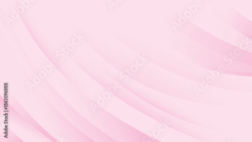 Soft pink abstract wave background with elegant flowing curves and smooth gradient for feminine beauty brand identity.