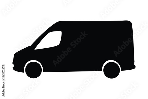 delivery van vector