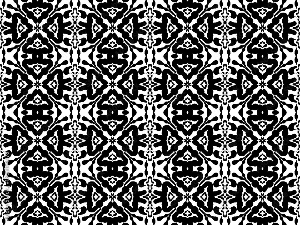 Fototapeta premium Seamless geometric pattern for fabric design. For textile prints, wallpapers, wrapping paper, digital backgrounds, packaging, and colorful surface design projects