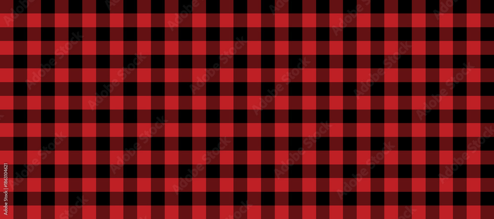 Naklejka premium red buffalo checkered, red buffalo checked, buffalo checkered, red and black checkered, black and red checkered, red checkered background, red checkered, red checked, red gingham, buffalo checked 