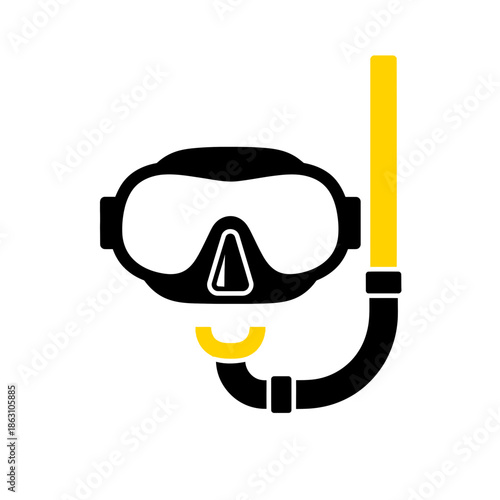 Snorkel mask and tube for diving