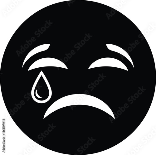 emoji silhouette on white background