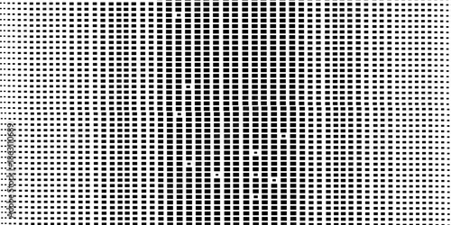 Seamless texture perforated pattern metal surface. Fabric seamless pattern with textile mesh texture, black on white background. Simple wallpaper doodle grid.  squaree spot shapes, vintage .