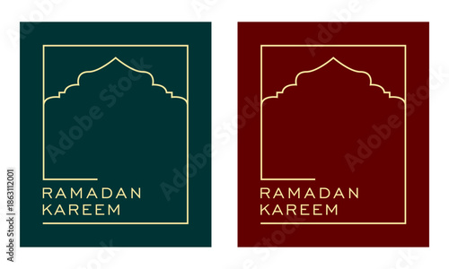 Ramadan Kareem Poster Templates | Islamic Celebration Art