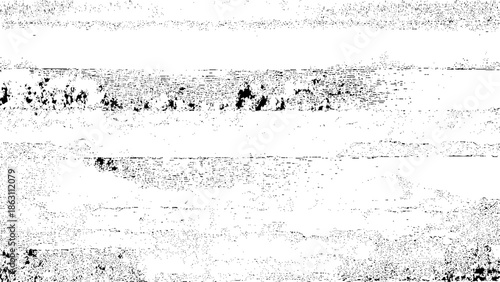 Abstract monochrome image featuring horizontal lines and indistinct shapes resembling a landscape or textured surface