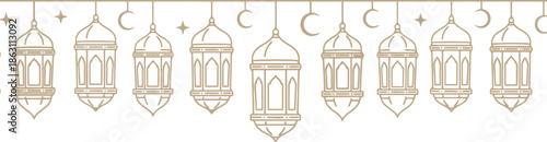 Elegant Lanterns Vector Design for Festive Celebrations