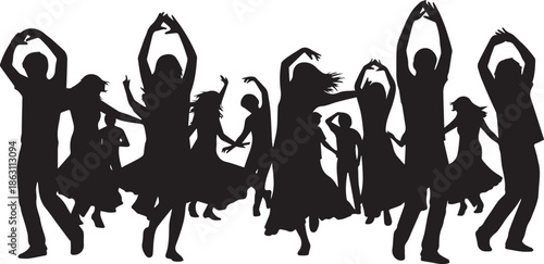 Group of people dancing